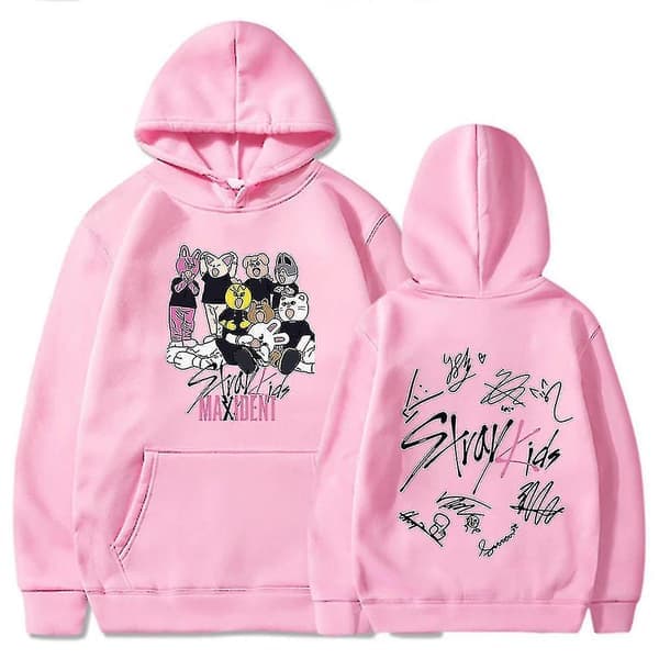 Stray Kids hettegenser [HK] rose rosa rosa L pink L
