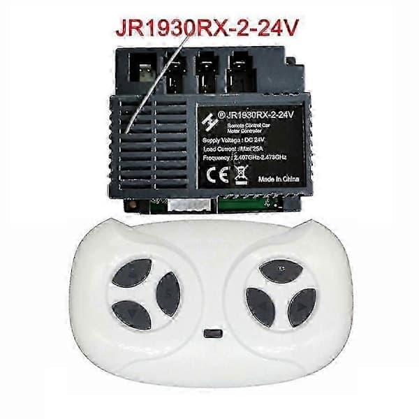 JR1930RX 24V-mottaker for elektrisk barnebil, 24V høyeffektskontroller for barns fjernstyrte bil JR1930RX-2-24V
