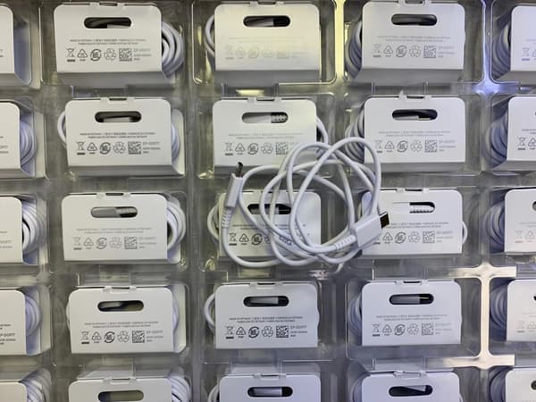 Hurtigoplader 45W til Samsung USB-C + 2M USB C-kabel - EU - Sort