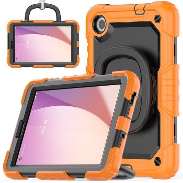 Tabletetui med skulderrem til Lenovo Tab M8 Gen 4 TB300XU - Orange