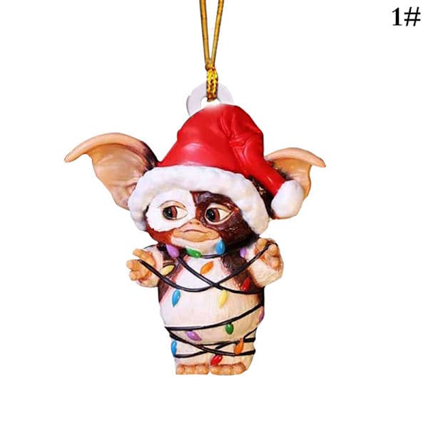 Gremlins Gizmo Julemandshat Hængende Julefigur Jule T 4 one size 4