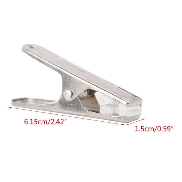 20 stk. Metal Clips Rustfrit Stål Tøj Klemmer Vask Klemmer Underbukser Klemmer