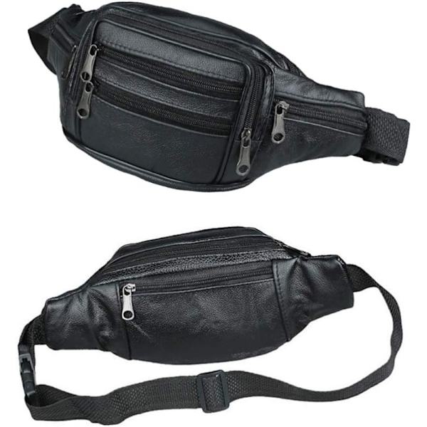Matkailun crossbody-laukut naisille Vyötärölaukku Säädettävällä vyöllä Aito nahkainen vyölaukku PU nahkainen vyölaukku Vyölaukku