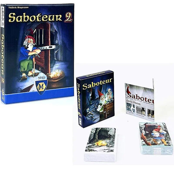 Sabotør Game2 Brettspill Morsomme Brettspill For Familier Fest Dverg Gullgruve Graving Miner Brettspill Saboteur 2