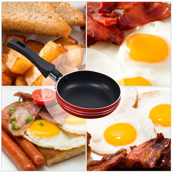 1 PC Mini Stekpanna Non Stick Pan Ägggryta Frukostgryta 18 cm