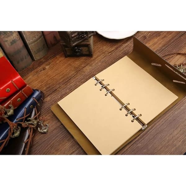 Anteckningsbok - Klassisk - Konstläder - 75 ark - 125x185 mm