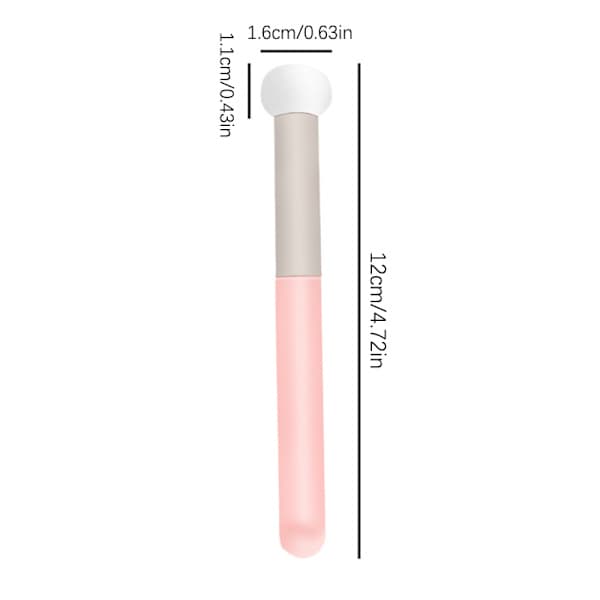 1. Gradient Skygge Penn Dot Børste Svamphode Neglekunst Br Rosa one size