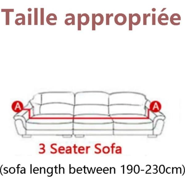 Stretch-sofaovertrekk for 3-seters sofaer med armlener, elastisk sofaovertrekk, Magic Universe-sofaovertrekk, beskyttelsestrekk