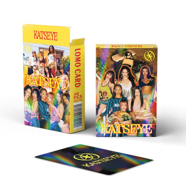 30 nye KATSEYE kjendis K-Pop samlekort, LOMO-kort