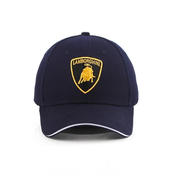 Lamborghini Racing Caps for men, brodert solskjerm