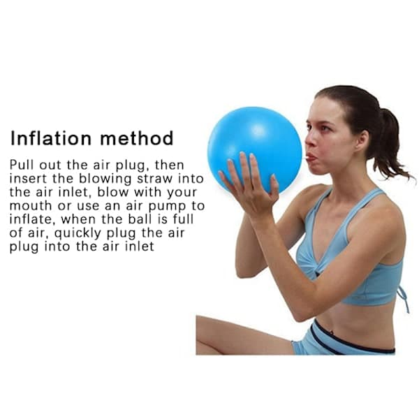 25cm anti-tryck explosionssäker diameter yoga gympa rosa One Size