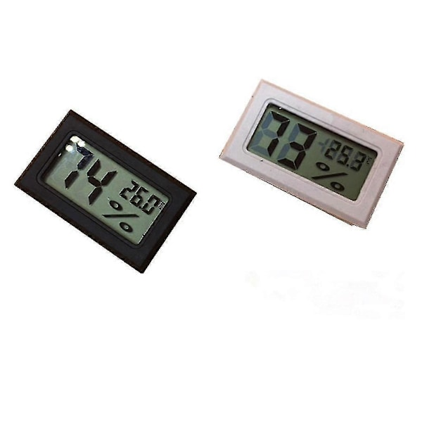12 Pakke Mini Små Digitale Elektroniske Temperatur Fugtighedsmålere Indendørs Termometer Hygrometer LCD Display Celsius