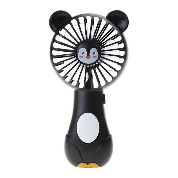 Söta tecknade djurfläktar med mjuka skumblad, batteridriven för studenter Panda Kattunge Mini Penguin