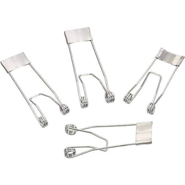 52x19mm Forsænket Spotlight Fjederclips 10 stk. Lysdiode Forsænket Belysningstilbehør Sikkerhedsklemmer til Loftslampe