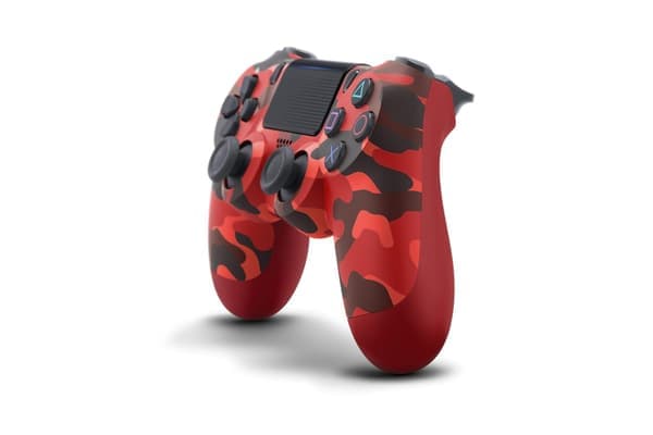Trådløs kontroller Dobbel vibrasjon Spilljoystick-kontroller for Ps4-kontroller/Slim/Pro, kompatibel med PS4-konsoll kamuflasjerød Camouflage Red