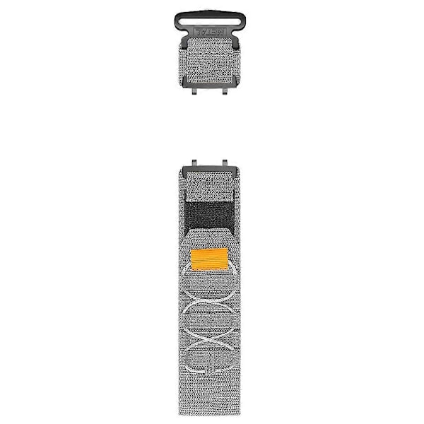 Huami Amazfit T-Rex 3:lle Nylon-kellohihna, pikakiinnitys, rannehihna liittimellä - Harmaa Multicolor Grey