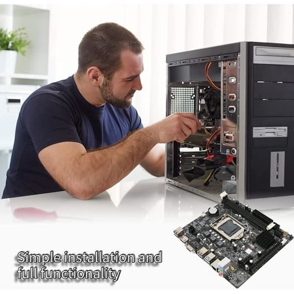 ZERONE LGA1155 Intel DDR3-bundkort med SATA3.0- og USB3.0-grænseflader