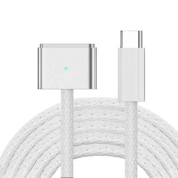 Magnetisk USB C til Magsafe 3 opladningskabel (140w), magnetisk opladningskabel