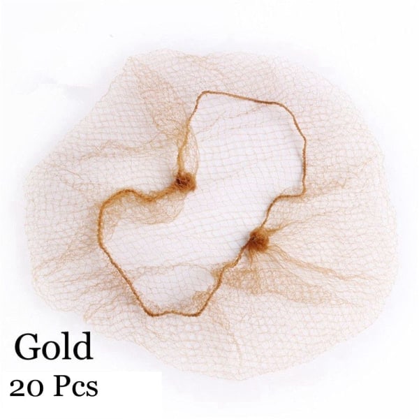 20/40 stk Usynlige hårnett Finmasket gull 20 stk gold 20 Pcs