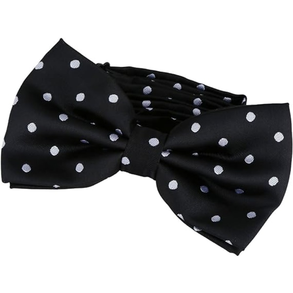 mens bow tie Polka Dots pre-tied handmade and adjustable