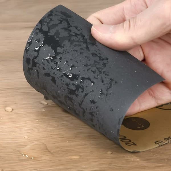 Våd-/tørslibepapir 400-3000 korn til slibning, 72 stk., 23 x 9 cm, A