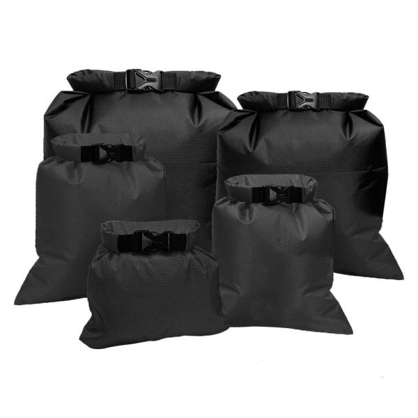 Vandtætte duffel bags duffel bags tasker - 6-Pack Sort Sort