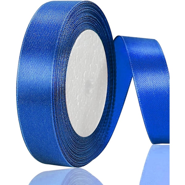 Bånd, dobbeltsidet polyester 20mm*2m Royal blue