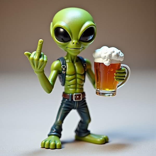 Alien Harts Staty Ornament Alien Trädgårdsskulpturer & Statyer Y A2 A2