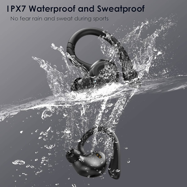Bluetooth kuulokkeet Sport Ipx7 vedenpitävät urheilukuulokkeet langattomat korvassa 36 tuntia soittoaikaa Hifi