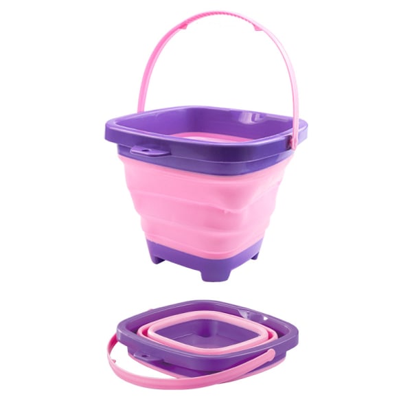 Strandleksakssats med hink och spade för småbarn Pink purple