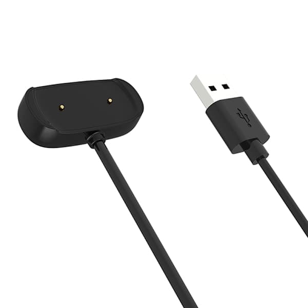 Opladerkabel til Amazfit T-Rex 2 GTS2 Opladningsholder USB Magnet Sort one size