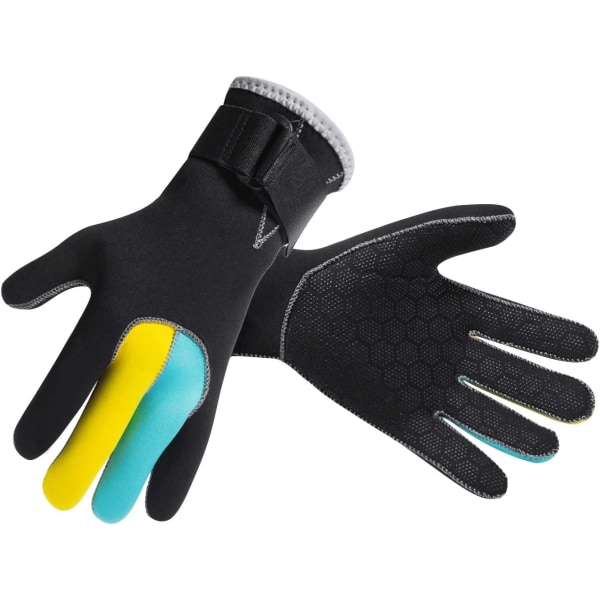 Mænd Kvinder Neopren Våddragt Handsker 3mm Surfing Scuba Dykning Handsker Anti-Scratch Våddragt Snorkling Handsker Høj-Stretch XL