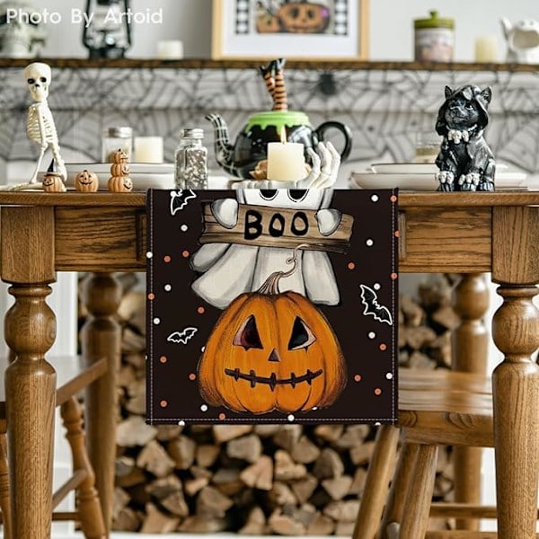 Halloween ghost pumpkin linen table flag tablecloth Table restaurant tea flag tablecloth