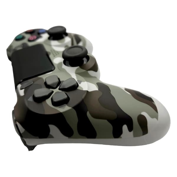 Trådløs controller dobbelt vibrationsspil joystick controller til PS4 Controller/Slim/Pro, kompatibel med PS4-konsol camouflage grå Camouflage Grey