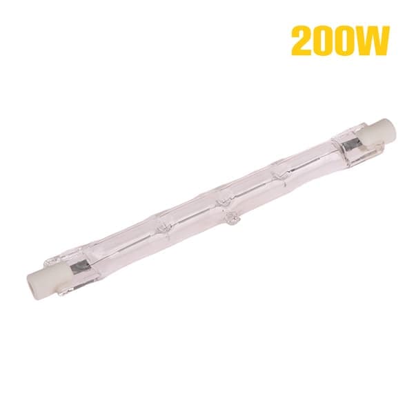 1:a 100/200/300W halogenlampe 118mm dobbeltsidet lineær R7s Hal 200W 200W