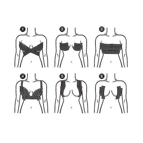 Brösttejp Trans Tejp För Bröst Ftm Transtape Kroppstejp, Bröstlyft Tejp För Din Look Klänning, Topp