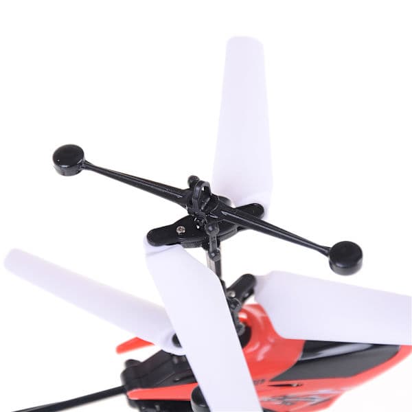RC Infrarød Induktions Helikopter Fly USB Opladning LED Heliko Blå