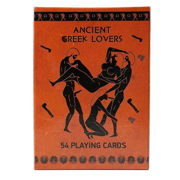 Græske elskere 54 oldgræsk keramikspillekort Sex i det antikke Grækenland Samlerbare spillekort med erotiske scener Light Grey