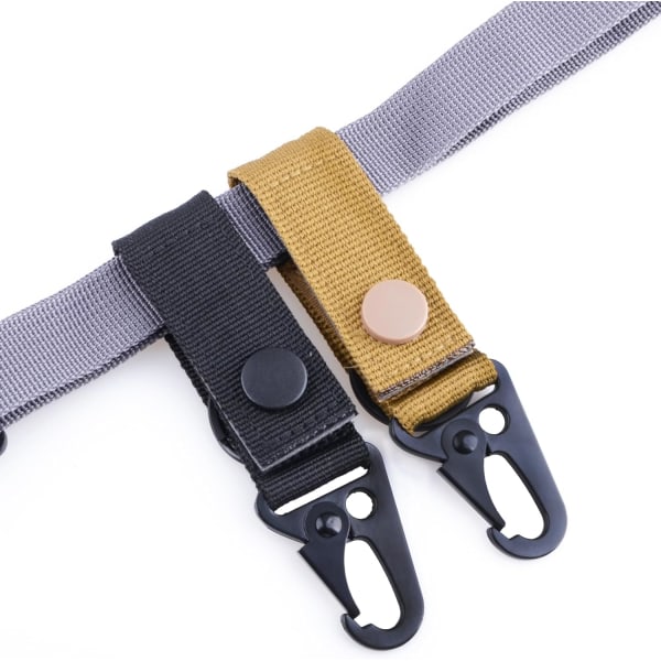 Taktisk bältesnyckelhållare Nyckelring Bältesklämma Remspänne Remnyckelring för Ryggsäckning Utomhus Camping Vandring Green