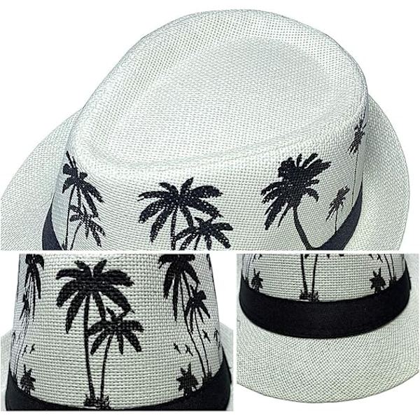 Sommarstrand Halmhatt Jazz Panama Trilby Fedora Homburg Mössa Utomhus Andningsbara Hattar