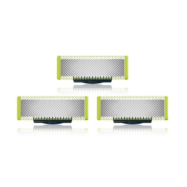 Høykvalitets erstatningsblader til Philips OneBlade - 3-pakning