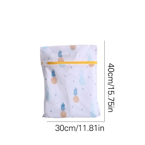 Mesh Net Vaskeriposer Anti-deformasjon Underklær Vask Toilettveske Glidelås for Vaskemaskin Sylindrisk Veske Cylindrical Bag