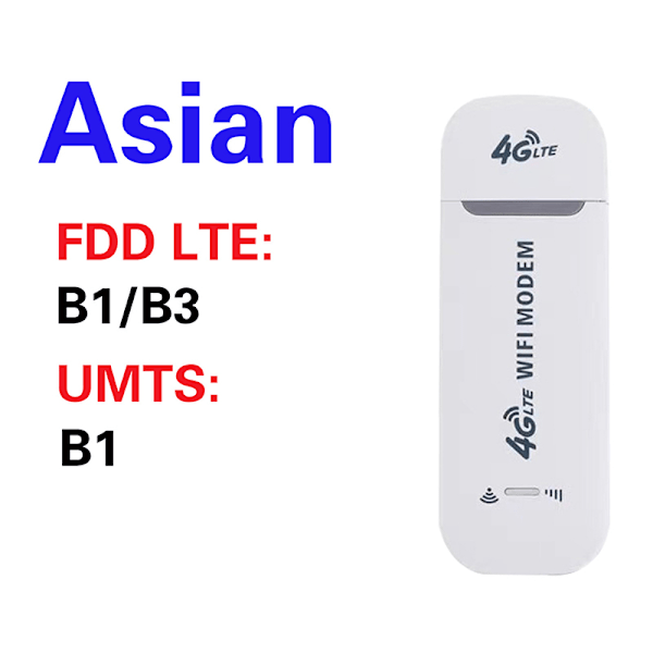 Højkvalitets USB 2.4GHz 150Mbps Modem Stick Bærbar Trådløs W Sort Onesize Black
