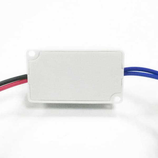 Simpel AC 85V-265V til DC 12V LED elektronisk transformer Strømforsyning Hvid one size