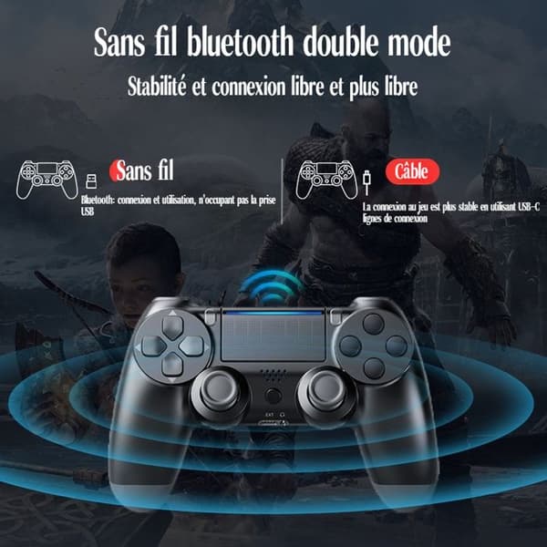 Pro Bluetooth-spelkontroll med gyroskop och force feedback för total inlevelse. VIDEO GAME X