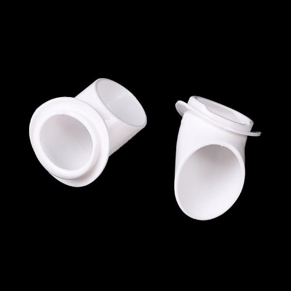 5 stk. kolonikopper DIY hydroponiske koloniseringskopper dyrkingspotter hvit 5 stk.