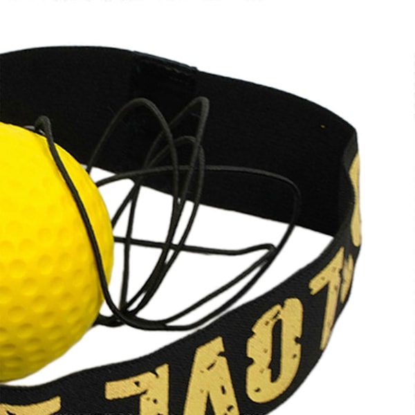 Boxnings Reflexboll Pannband Set Reflex Stansboll Fight Ball Reflexboll på Snöre med Pannband för MMA Sporttränare