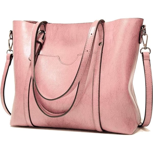 Damväskor i mjukt läder med stor kapacitet, retro vintage topphandtag, casual ficka, tote väska, axelväska, crossbody-väskor