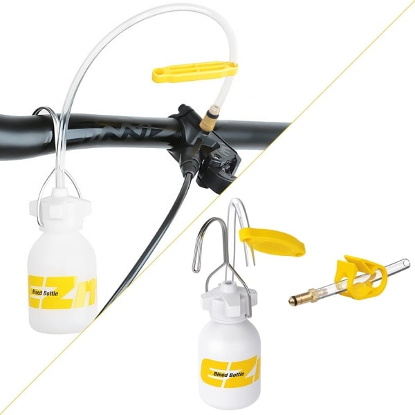 Hydraulisk skivbroms, bromsluftningskit för hydraulisk cykel, cykelbromsluftningskit