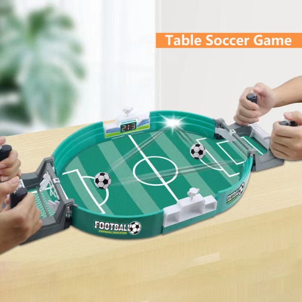 Bordfodboldspil universal fodboldbord interaktivt legetøj bo blå B